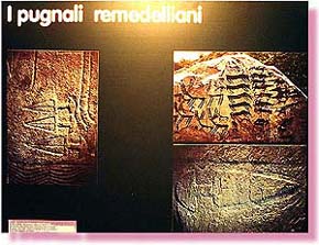 Pannello sulle figure di pugnali di tipo remedelliano